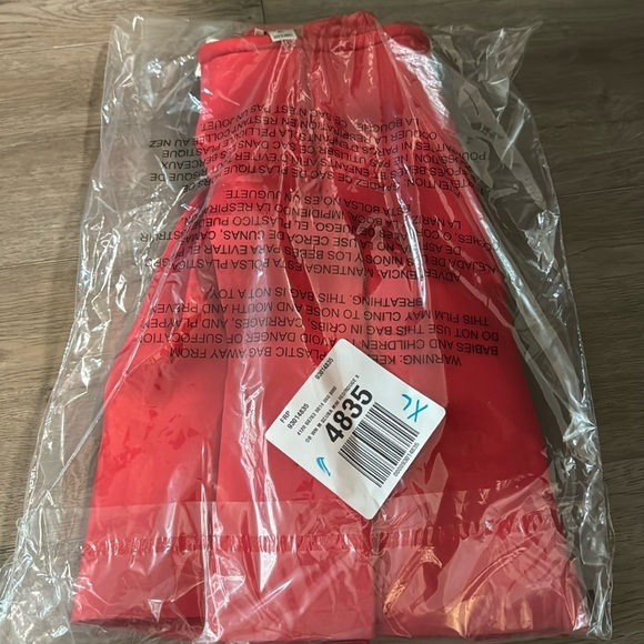 NWT! Maeve by Anthropologie Pleated Pull-On Scuba Mini Skirt - Cherry Red - XL 🏀 - Picture 6 of 7